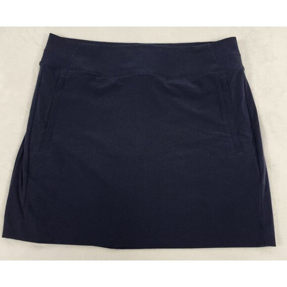 NWOT Athleta Size 10 Brooklyn Skort Skirt 16” Navy Blue - Picture 4 of 10